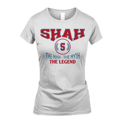 The Man The Myth The Legend Jet Style Shirt SHAH M1-9