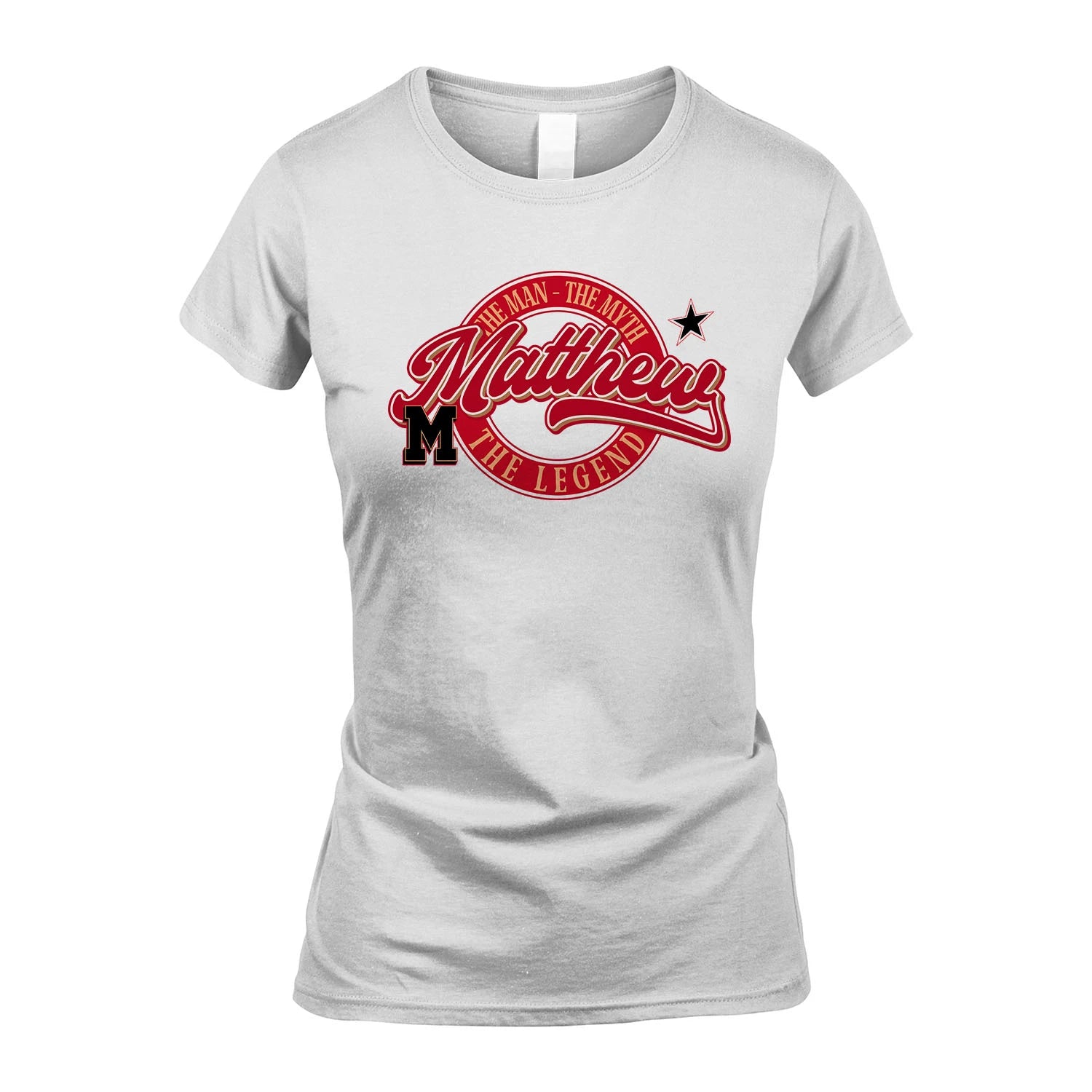 The Man The Myth The Legend Sporty Shirt MATTHEW M1-14
