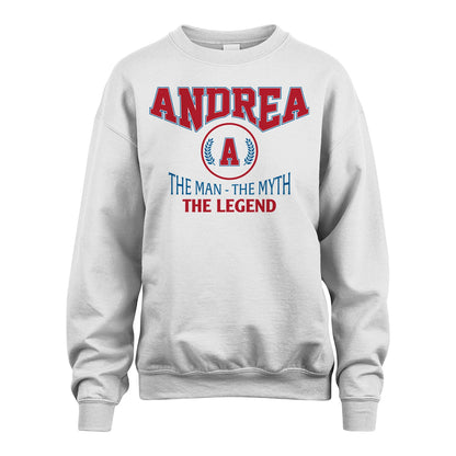 The Man The Myth The Legend Jet Style Shirt ANDREA M1-9