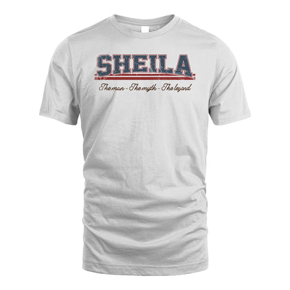 The Man The Myth The Legend Vintage Shirt SHEILA M1-6