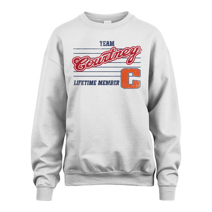 Team Your Name Lifetime Member Vintage Shirt COURTNEY M1-24
