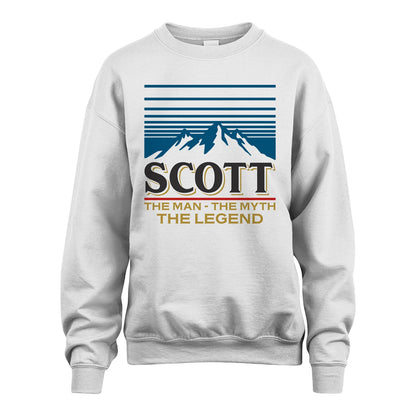 The Man The Myth The Legend Vintage Mountain Shirt SCOTT M1-19