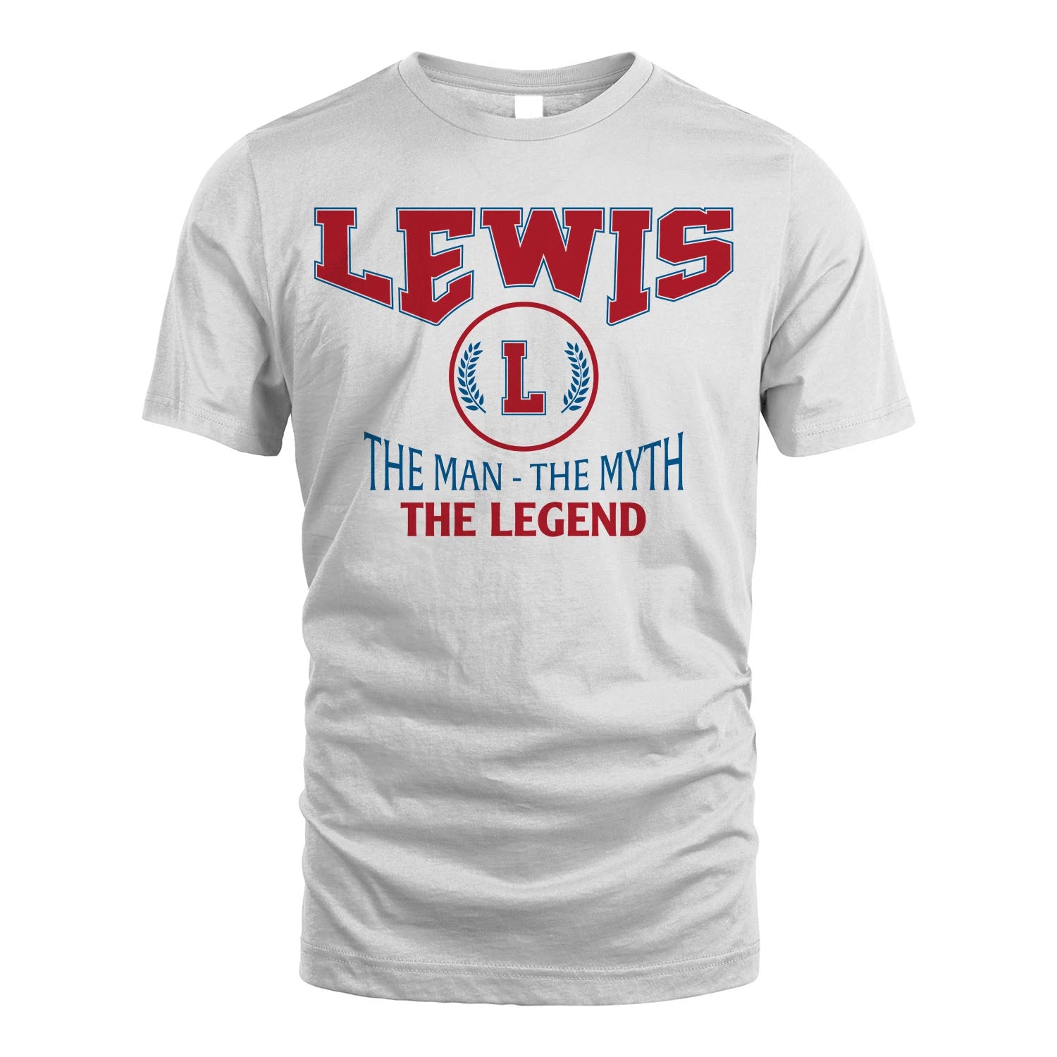 The Man The Myth The Legend Jet Style Shirt LEWIS M1-9