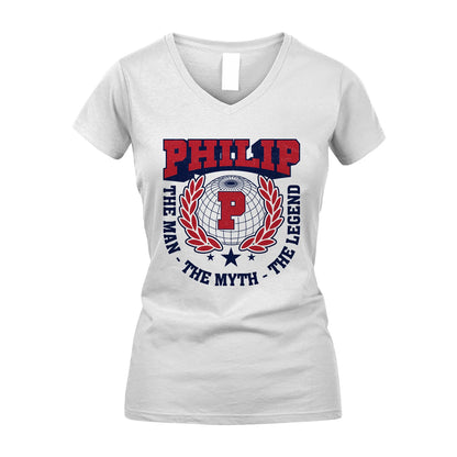 The Man The Myth The Legend Logo Shirt PHILIP M1-30