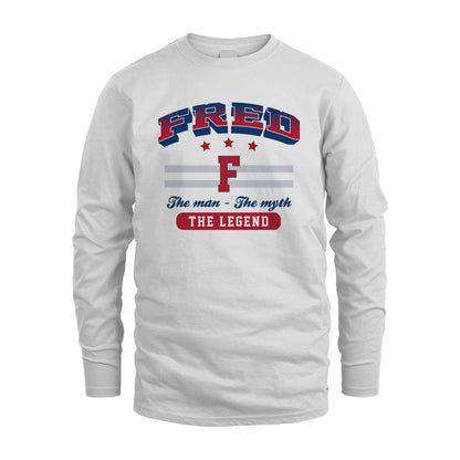 The Man The Myth The Legend With Your Name Shirt FRED M1-35
