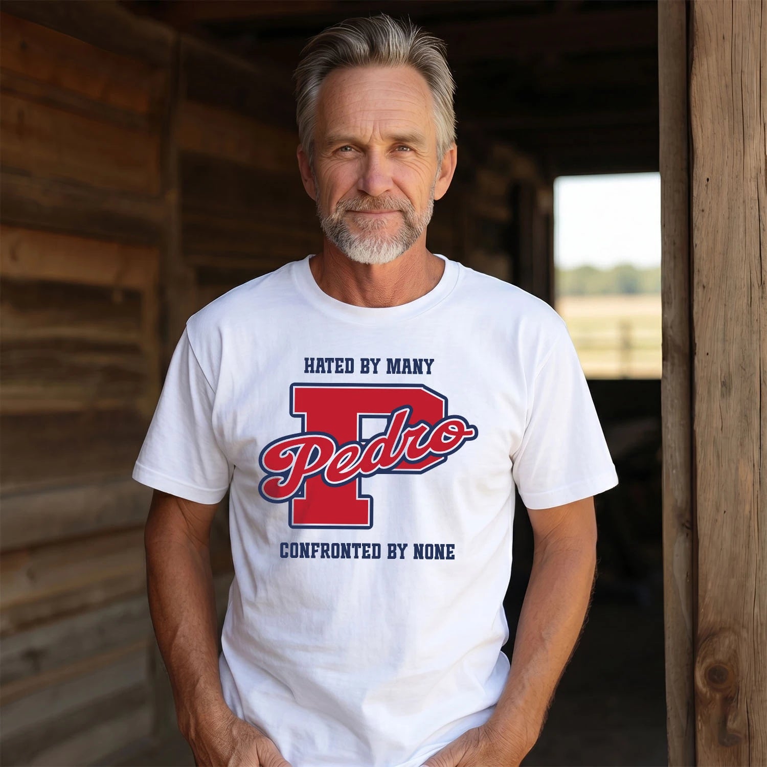 Hated By Many Confronted By None Personalized Name Shirt PEDRO M1-8