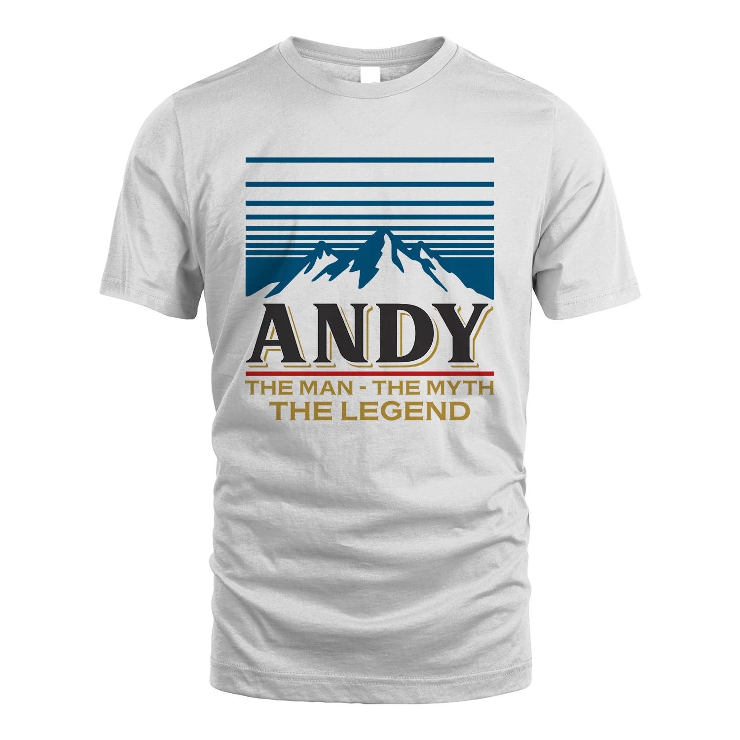 The Man The Myth The Legend Vintage Mountain Shirt ANDY M1-19