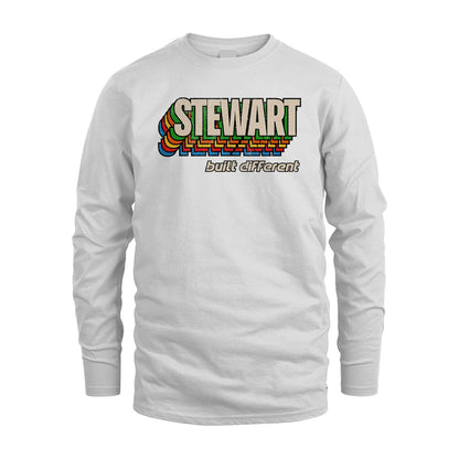 Your Name Built Different Retro Shirt STEWART M1-26