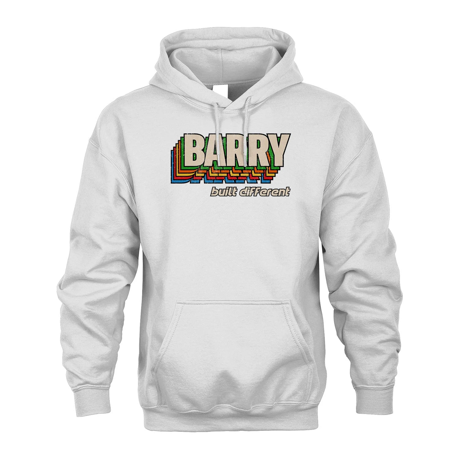 Your Name Built Different Retro Shirt BARRY M1-26