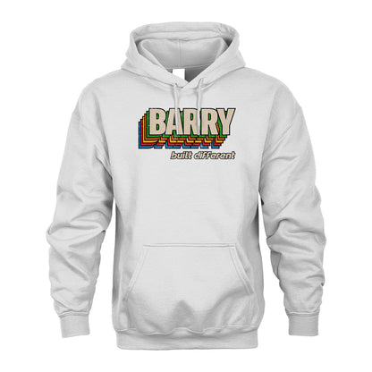 Your Name Built Different Retro Shirt BARRY M1-26