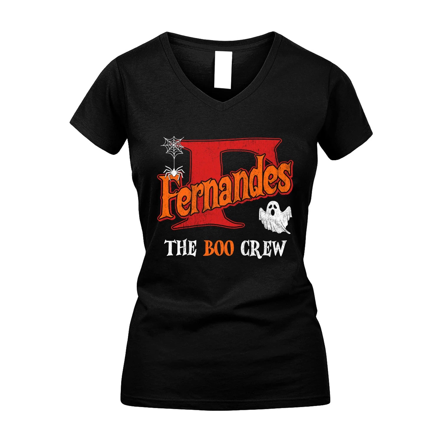 The Boo Crew Halloween Custom Name Shirt FERNANDES M1-22