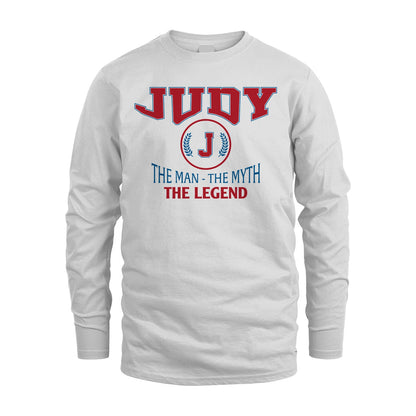 The Man The Myth The Legend Jet Style Shirt JUDY M1-9