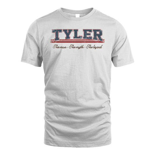 The Man The Myth The Legend Vintage Shirt TYLER M1-6