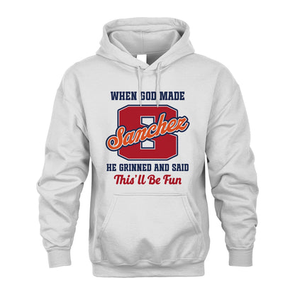 God Made Your Name Custom Shirt SANCHEZ M1-16