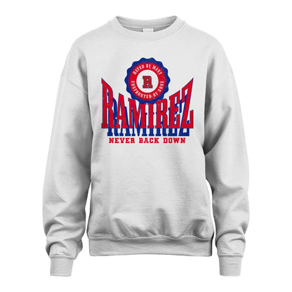 Your Name Never Back Down Shirt RAMIREZ M1-33