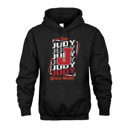 Team Your Name Lifetime Member Sporty Shirt JUDY M1-25