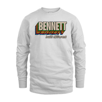 Your Name Built Different Retro Shirt BENNETT M1-26