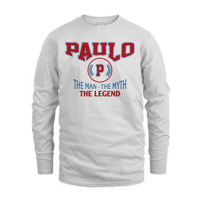 The Man The Myth The Legend Jet Style Shirt PAULO M1-9