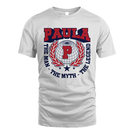 The Man The Myth The Legend Logo Shirt PAULA M1-30