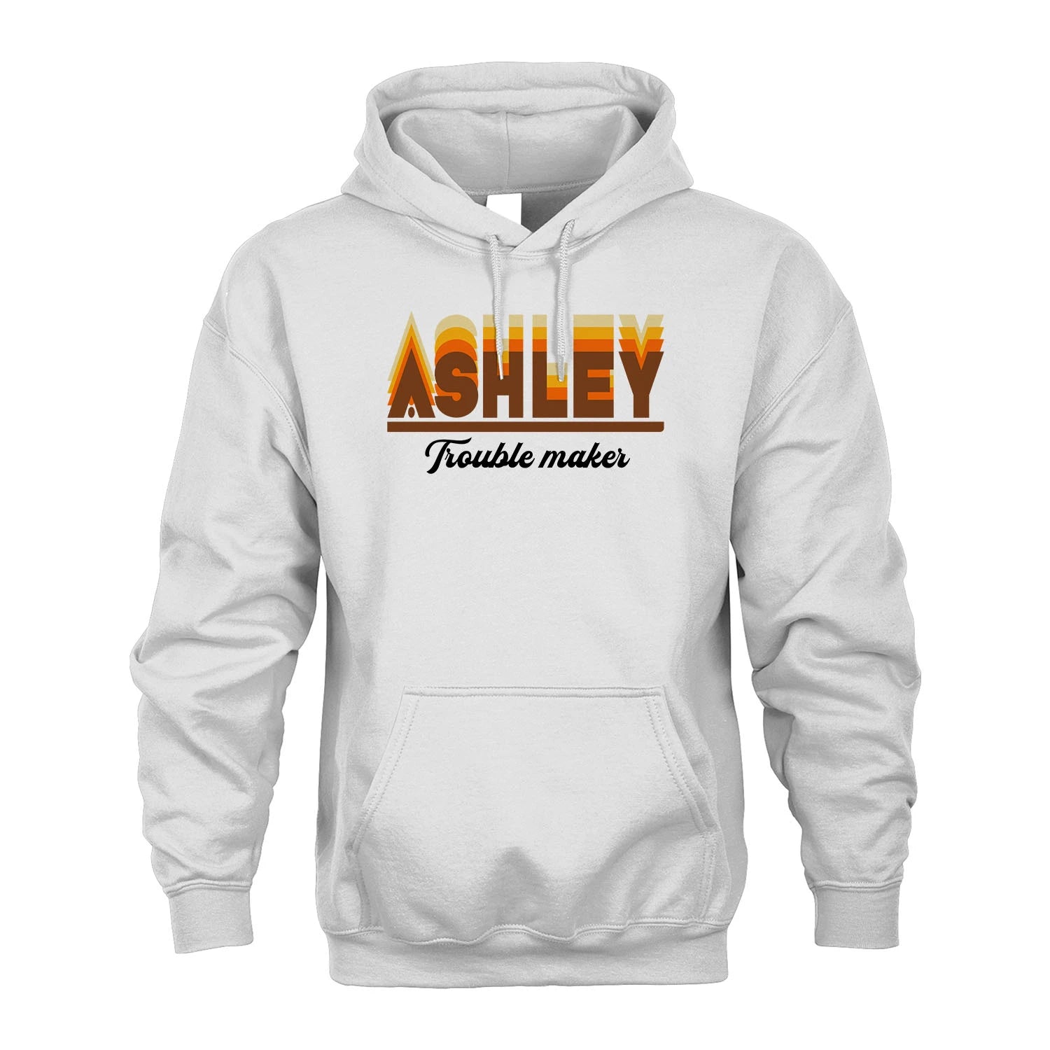 Your Name Trouble Maker Funny Shirt ASHLEY M1-34
