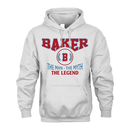 The Man The Myth The Legend Jet Style Shirt BAKER M1-9