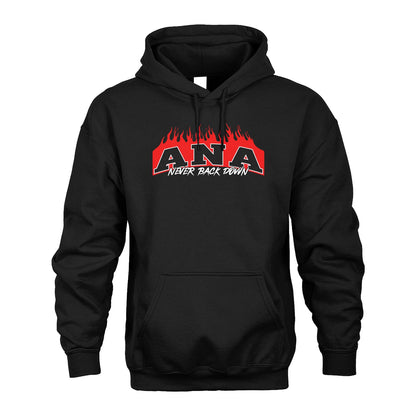 Never Back Down Your Name With Fire Shirt ANA M1-37