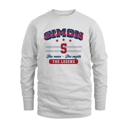 The Man The Myth The Legend With Your Name Shirt SIMON M1-35