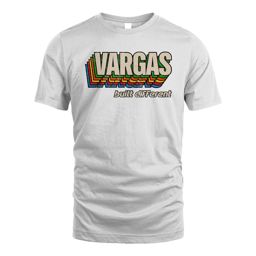 Your Name Built Different Retro Shirt VARGAS M1-26