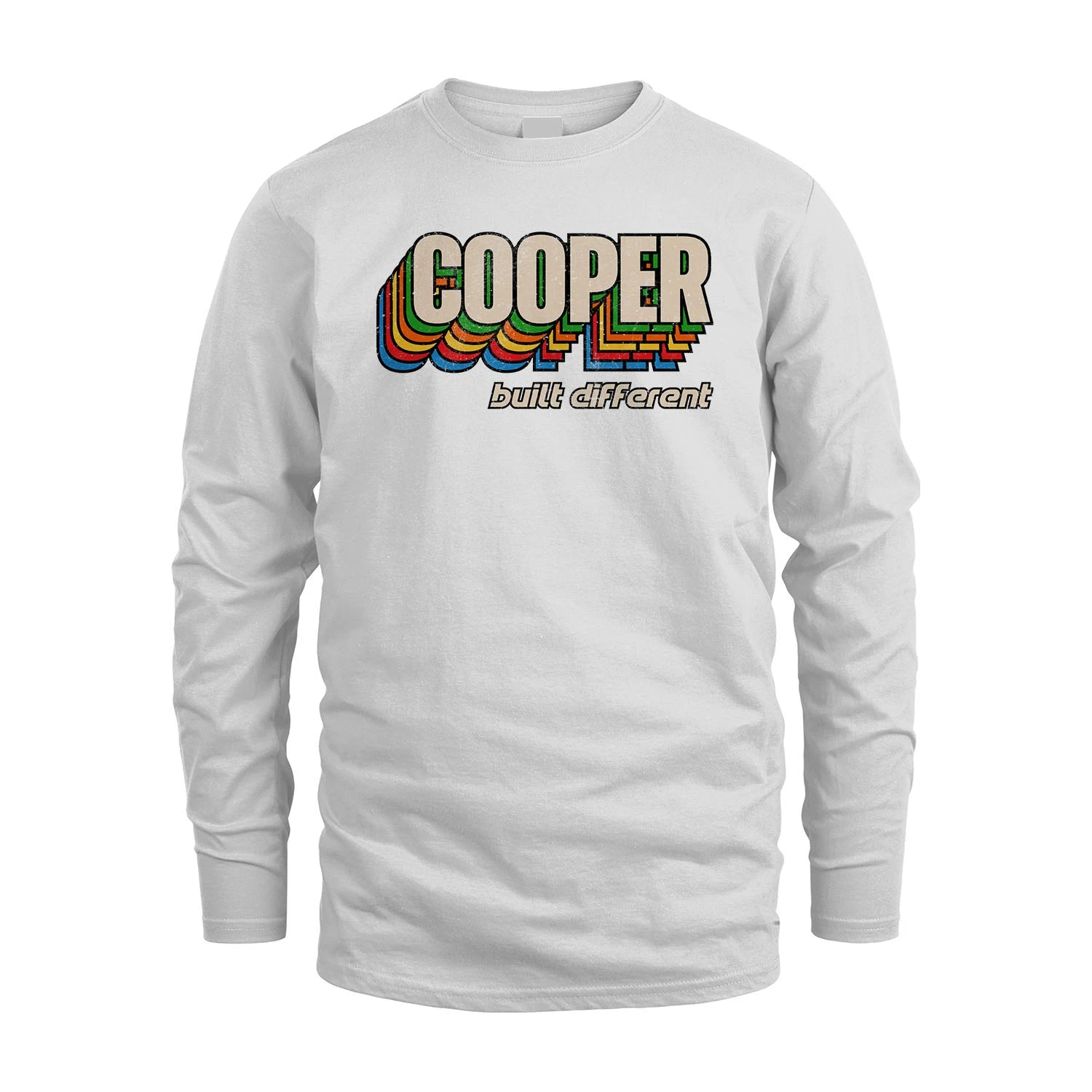 Your Name Built Different Retro Shirt COOPER M1-26