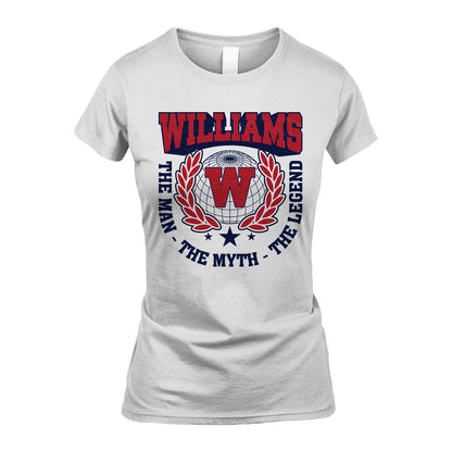 The Man The Myth The Legend Logo Shirt WILLIAMS M1-30