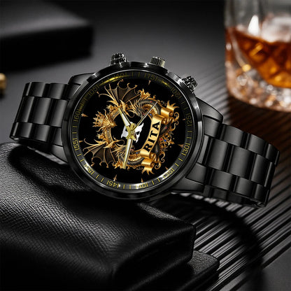 Personalized Name Golden Dragon Watch RITA M1-W6