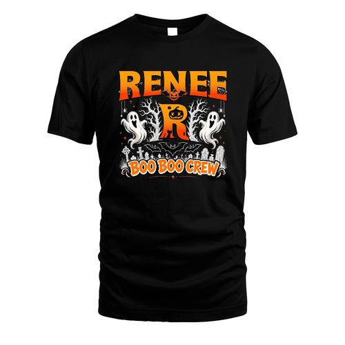 Boo Boo Crew Halloween Custom Name Shirt RENEE M1-28