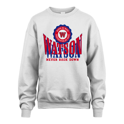 Your Name Never Back Down Shirt WATSON M1-33