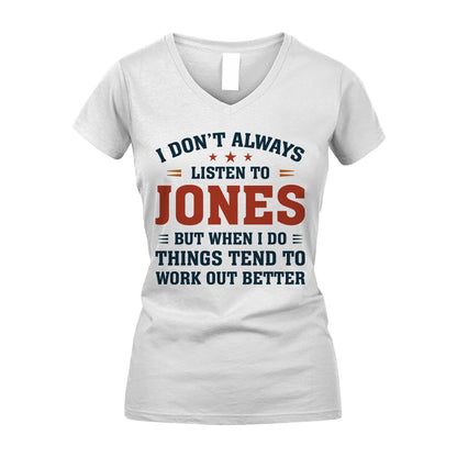 I Don't Always Listen To... JONES M1-2
