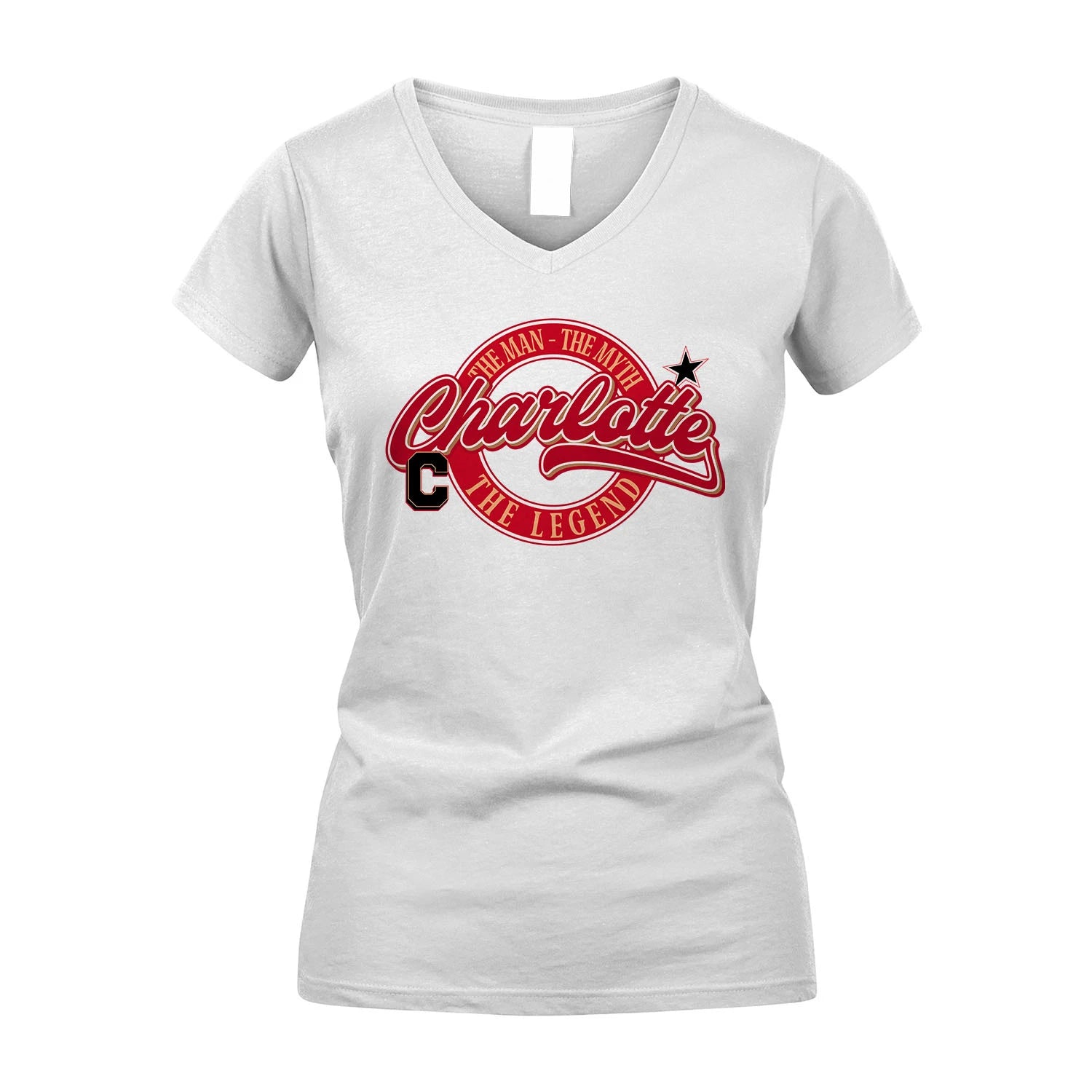 The Man The Myth The Legend Sporty Shirt CHARLOTTE M1-14
