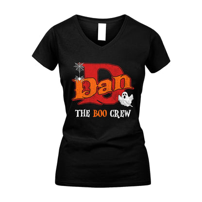 The Boo Crew Halloween Custom Name Shirt DAN M1-22