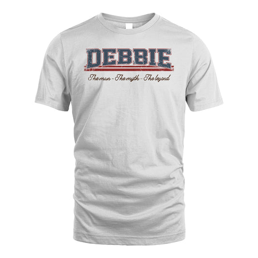 The Man The Myth The Legend Vintage Shirt DEBBIE M1-6