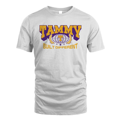 Your Name Built Different Sporty Shirt TAMMY M1-32