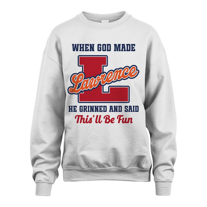 God Made Your Name Custom Shirt LAWRENCE M1-16