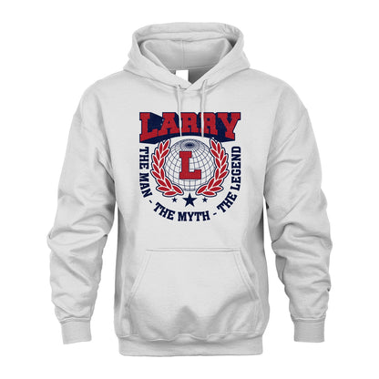 The Man The Myth The Legend Logo Shirt LARRY M1-30