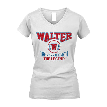The Man The Myth The Legend Jet Style Shirt WALTER M1-9