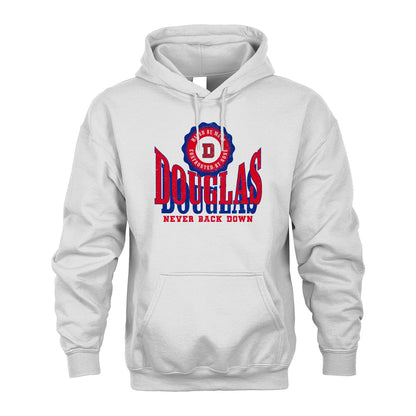 Your Name Never Back Down Shirt DOUGLAS M1-33