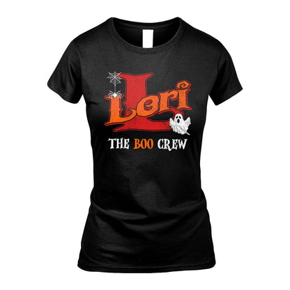 The Boo Crew Halloween Custom Name Shirt LORI M1-22