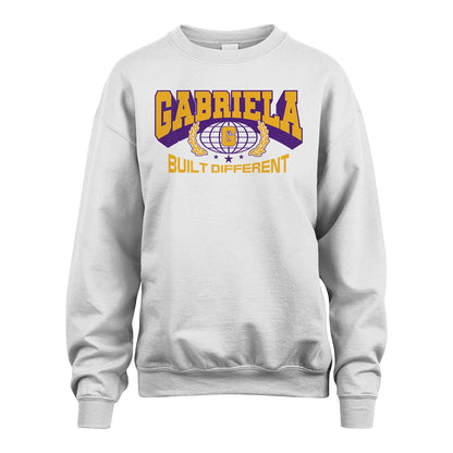 Your Name Built Different Sporty Shirt GABRIELA M1-32