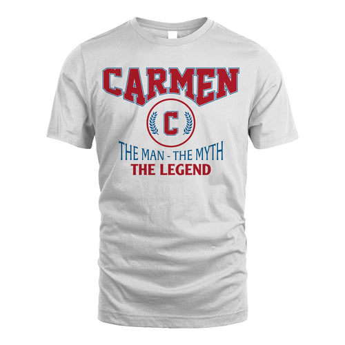 The Man The Myth The Legend Jet Style Shirt CARMEN M1-9