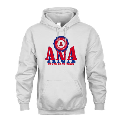 Your Name Never Back Down Shirt ANA M1-33