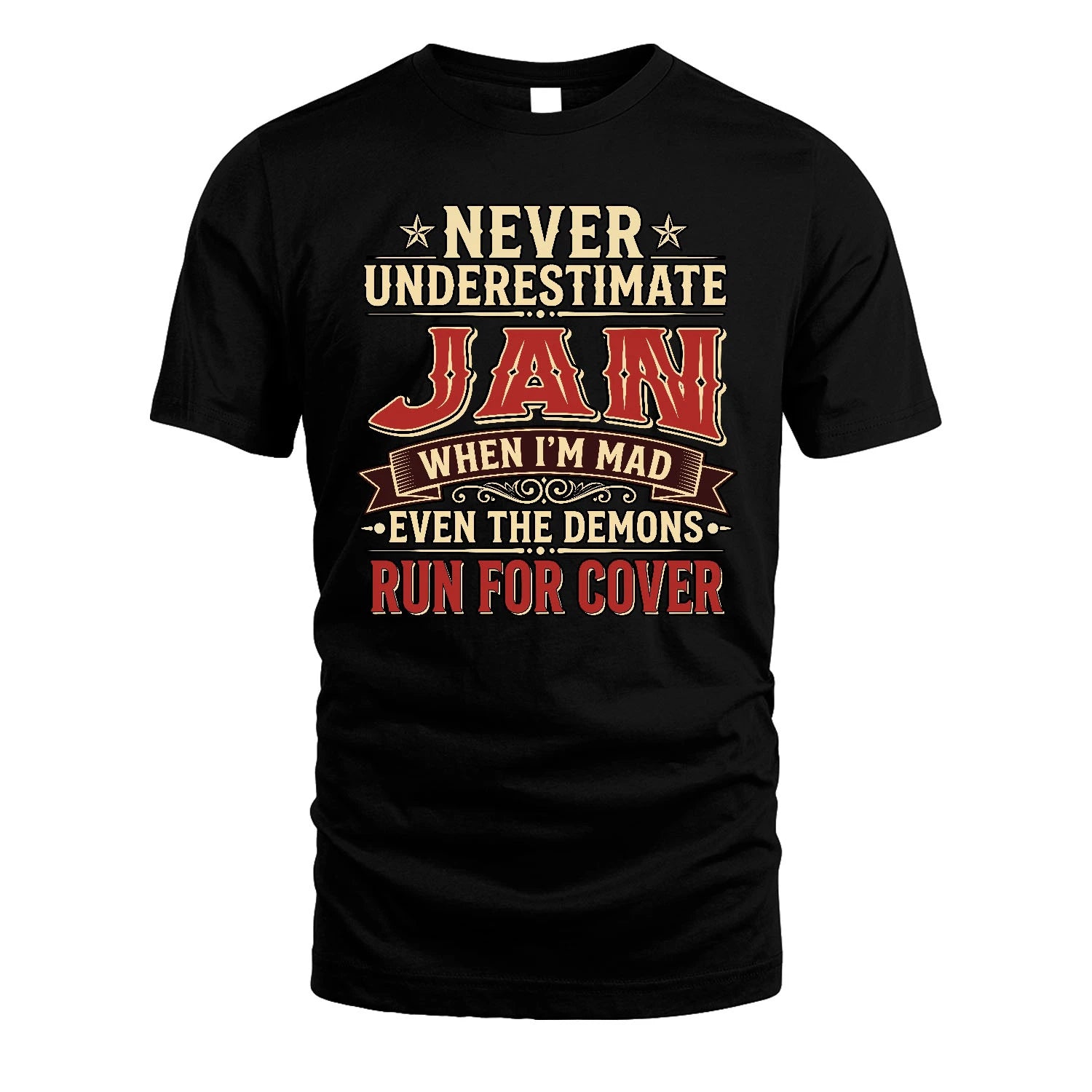 Never Underestimate When I'm Mad Shirt JAN M1-4