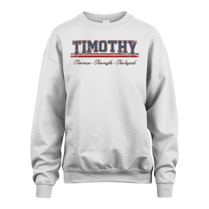 The Man The Myth The Legend Vintage Shirt TIMOTHY M1-6