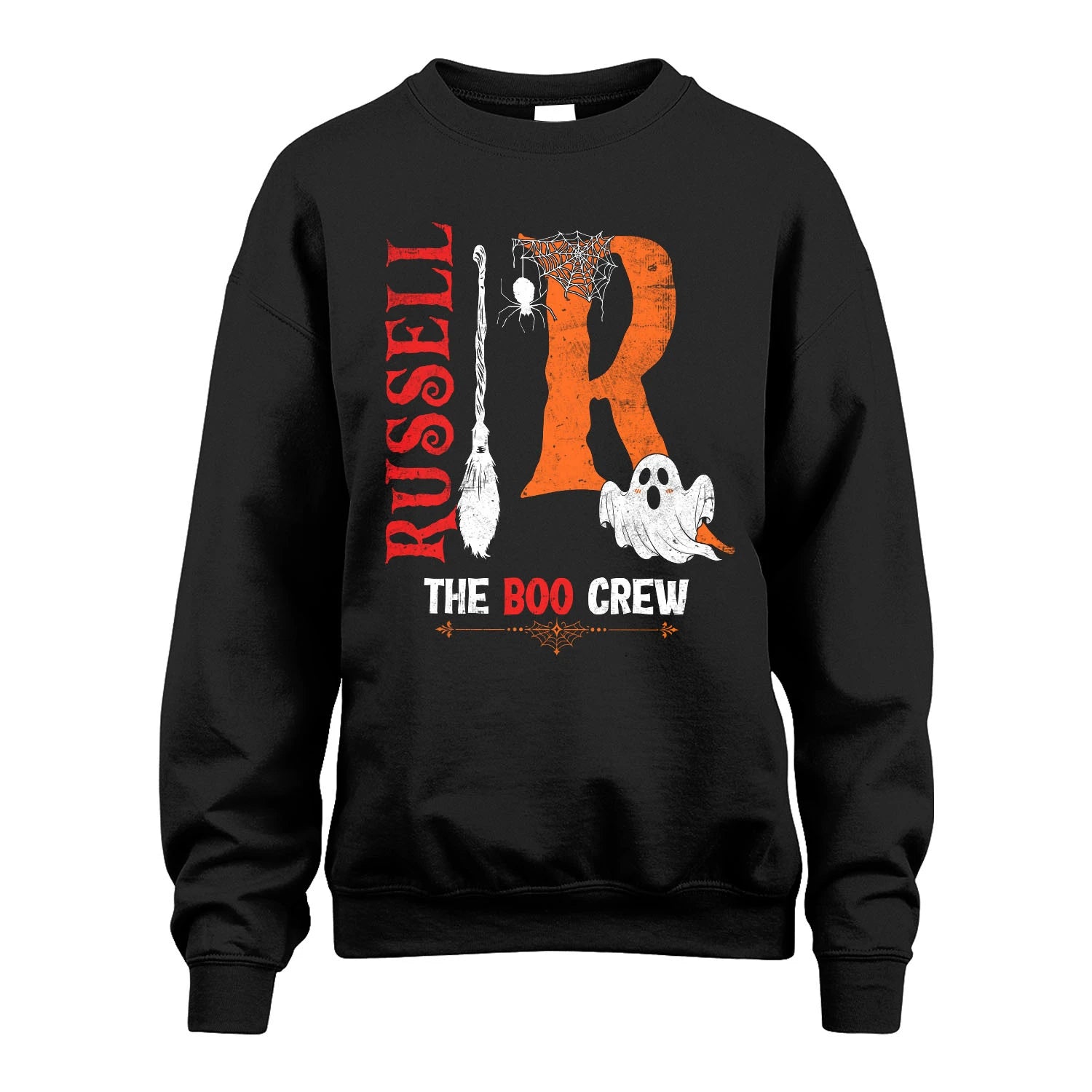 The Boo Crew Halloween With Your Name Shirt RUSSELL M1-23