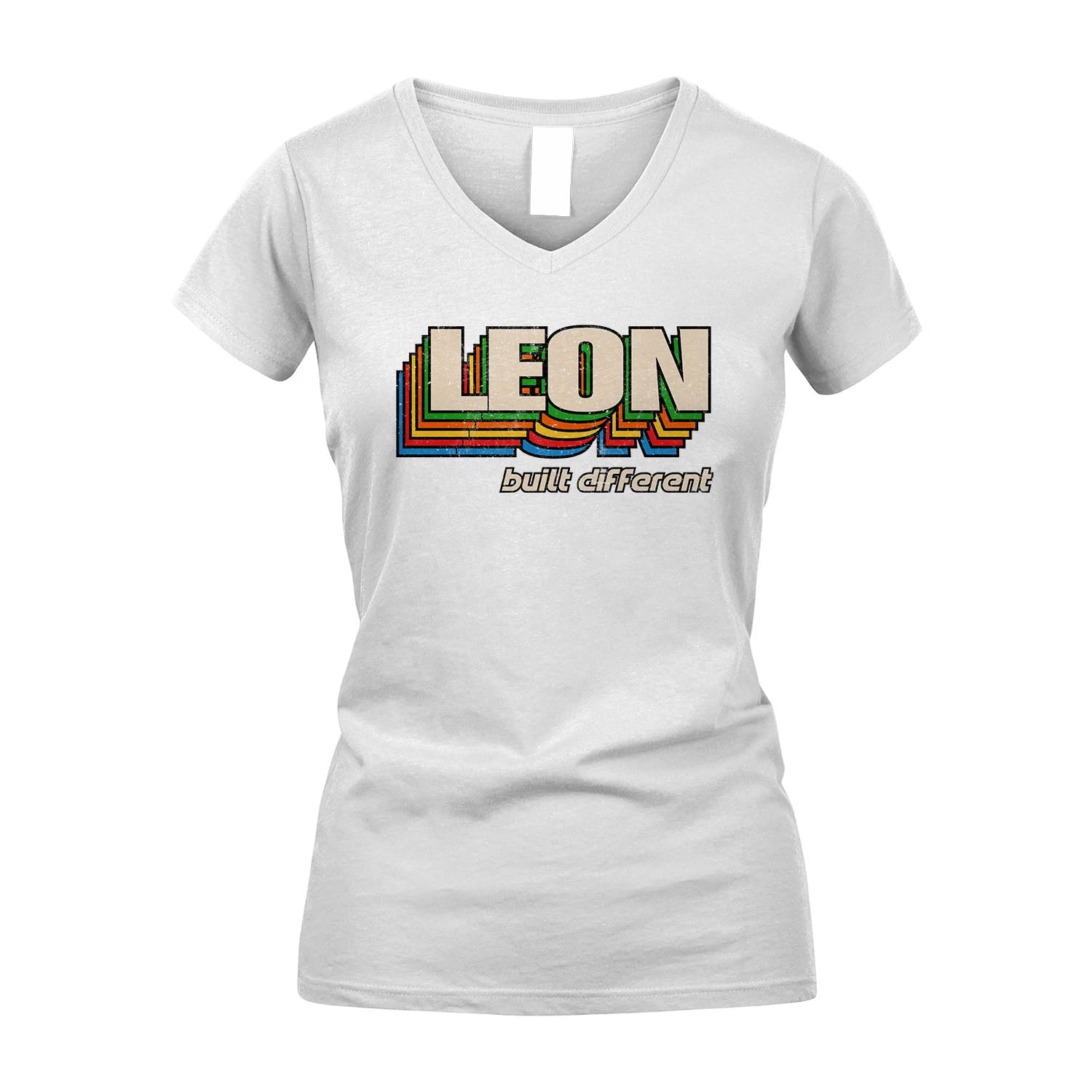 Your Name Built Different Retro Shirt LEON M1-26